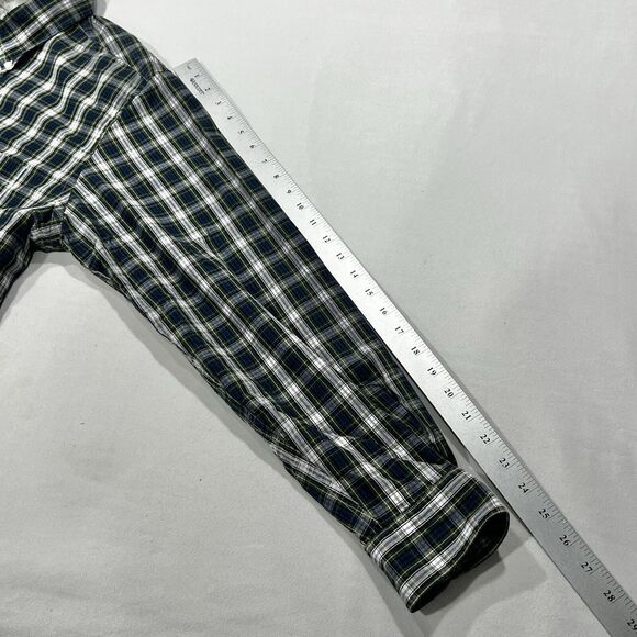 Brooks Brother Mens Blue‎ Plaid Regent Thermal Lined Cotton Button Up Size Large - Picture 9 of 9